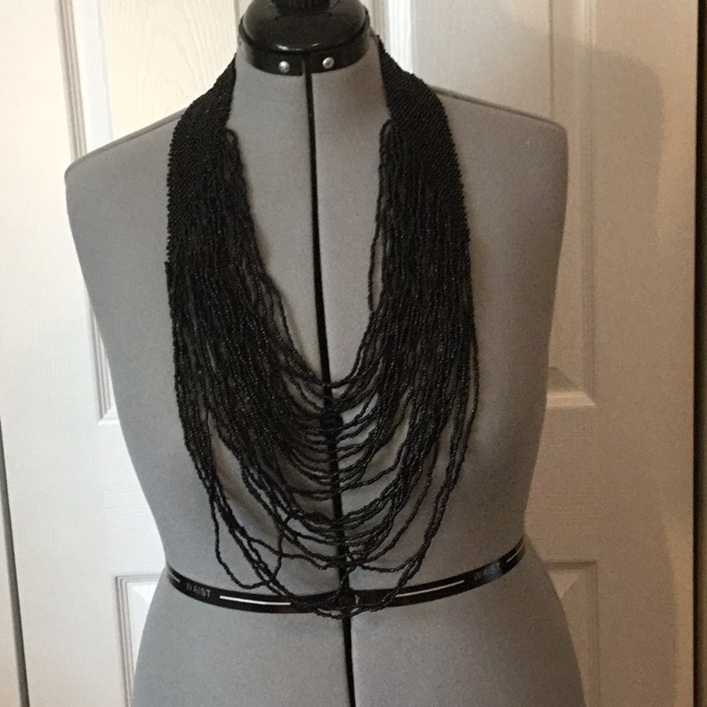 Bohemian beaded long necklace. NWOT